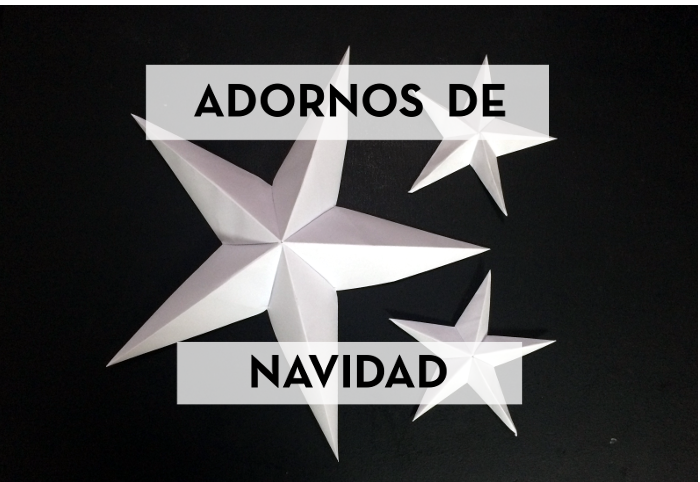 ADORNOS DE NAVIDAD: ESTRELLAS DE ORIGAMI