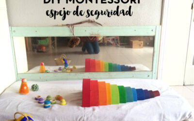 Habitación Montessori para bebés: DIY espejo de seguridad